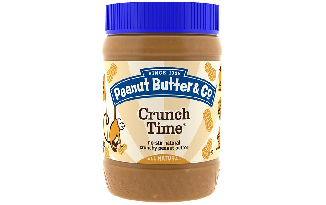Peanut Butter & Co. Crunch Time No-Stir Natural Crunchy Peanut Butter   Plastic Jar  454 grams